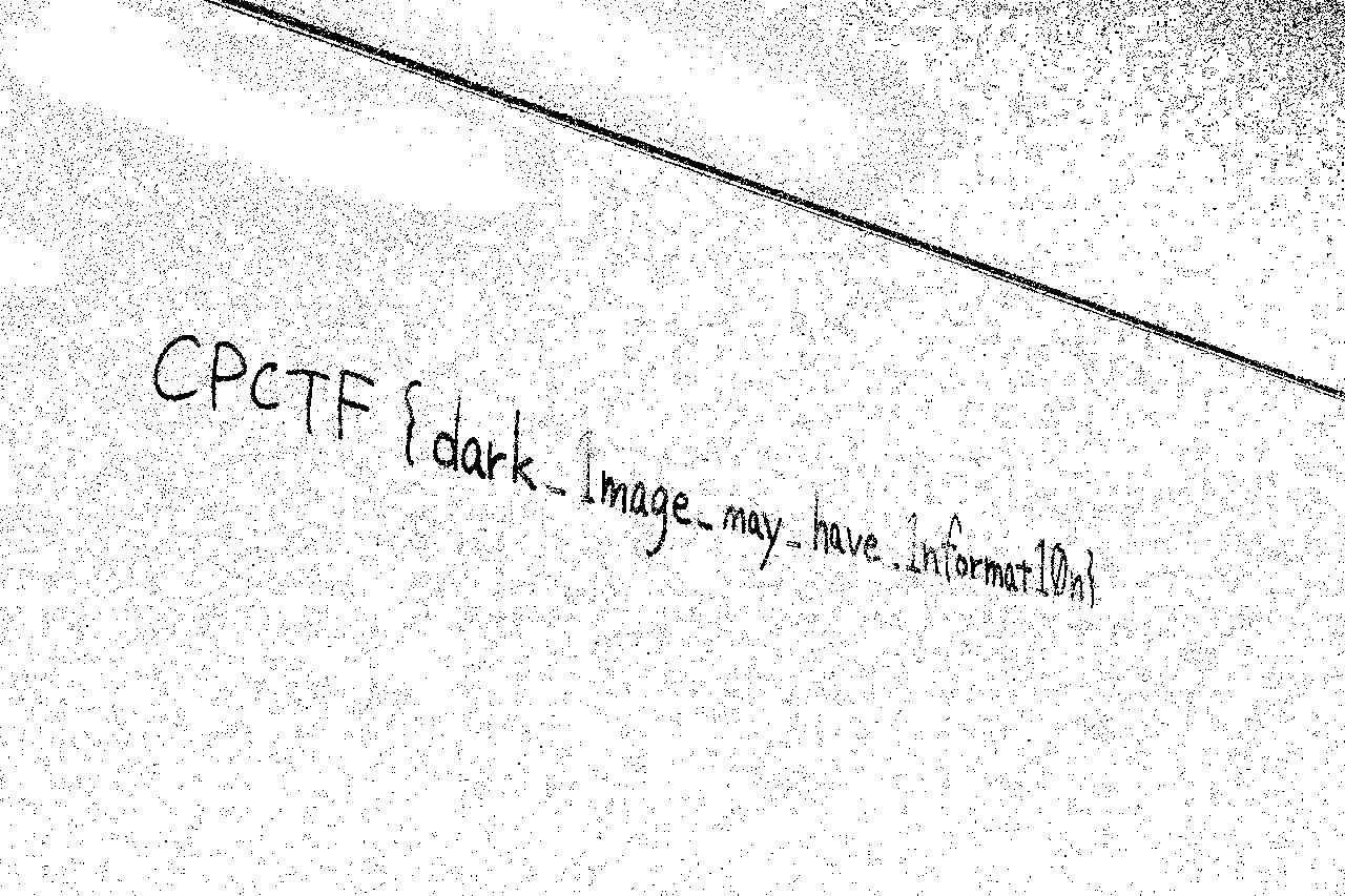 二値化後の画像